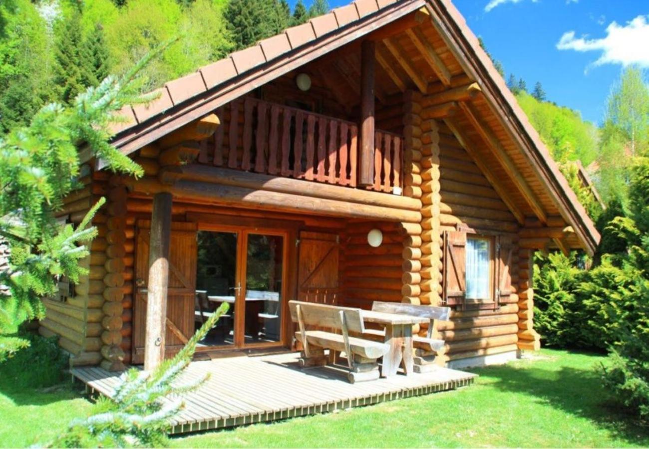 L'Ours Noir Chalet En Rondins La Bresse Ngoại thất bức ảnh