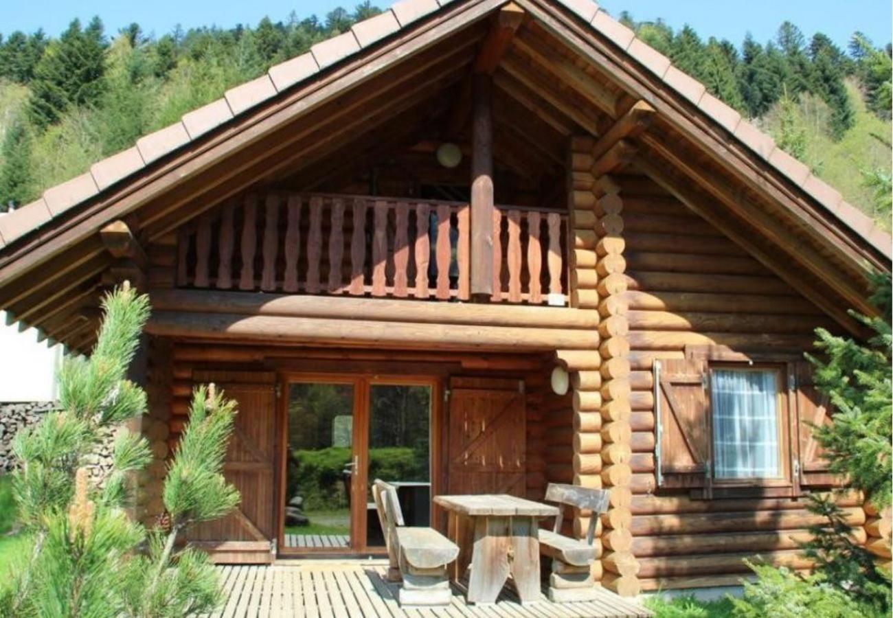 L'Ours Noir Chalet En Rondins La Bresse Ngoại thất bức ảnh