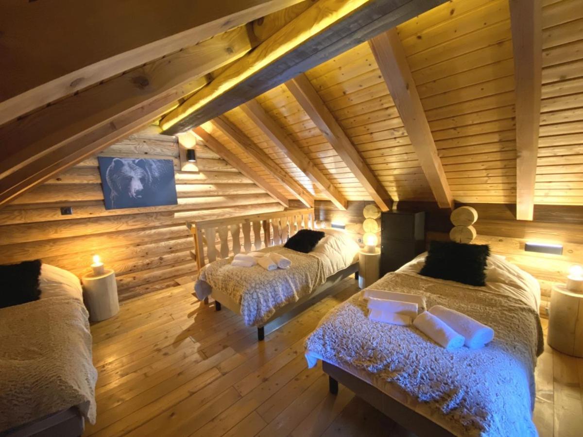 L'Ours Noir Chalet En Rondins La Bresse Ngoại thất bức ảnh