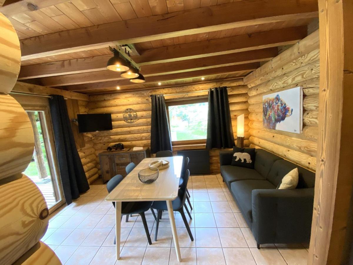L'Ours Noir Chalet En Rondins La Bresse Ngoại thất bức ảnh