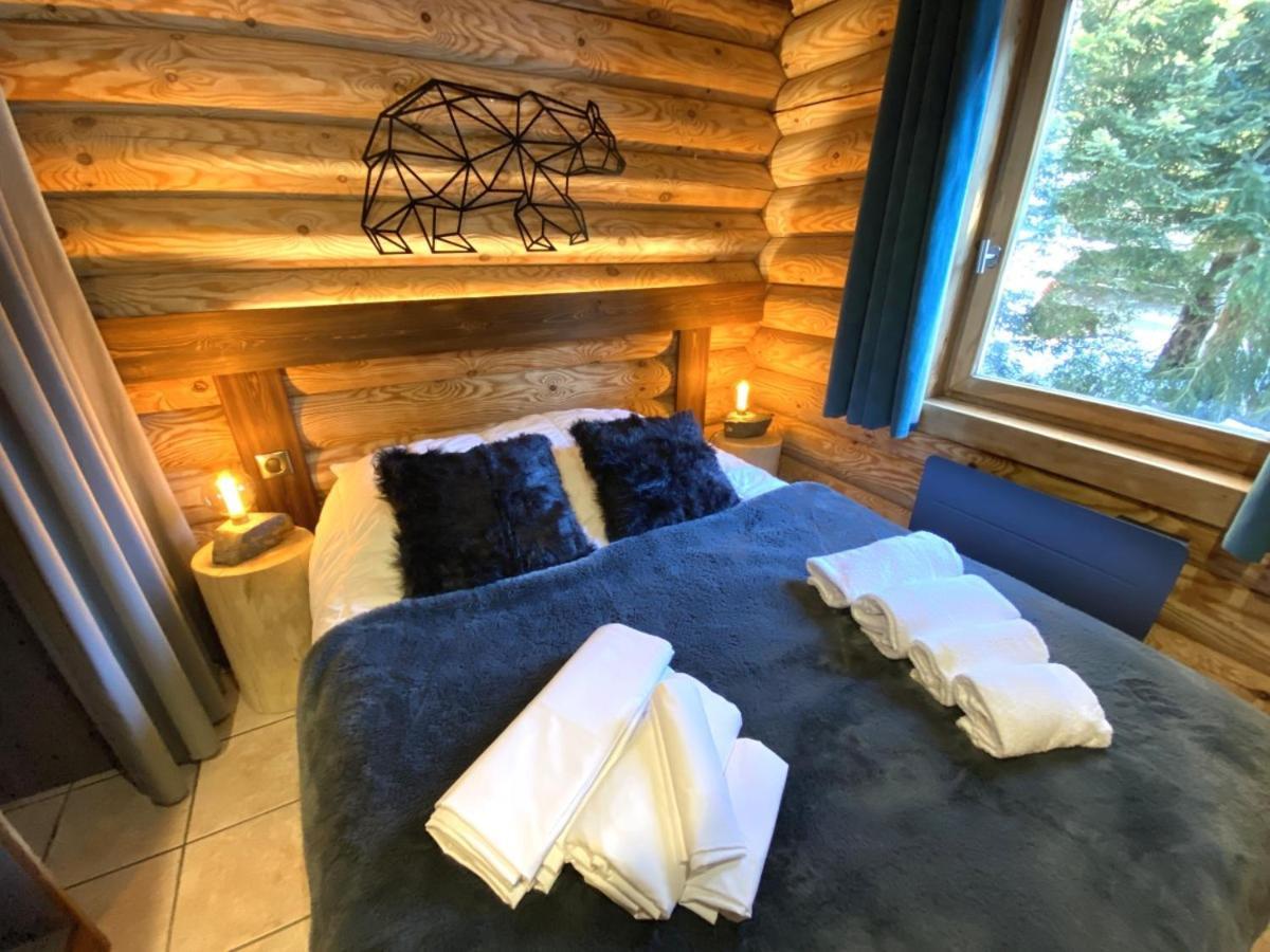 L'Ours Noir Chalet En Rondins La Bresse Ngoại thất bức ảnh