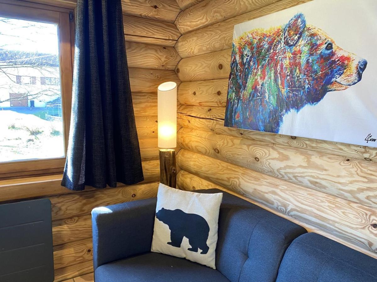 L'Ours Noir Chalet En Rondins La Bresse Ngoại thất bức ảnh