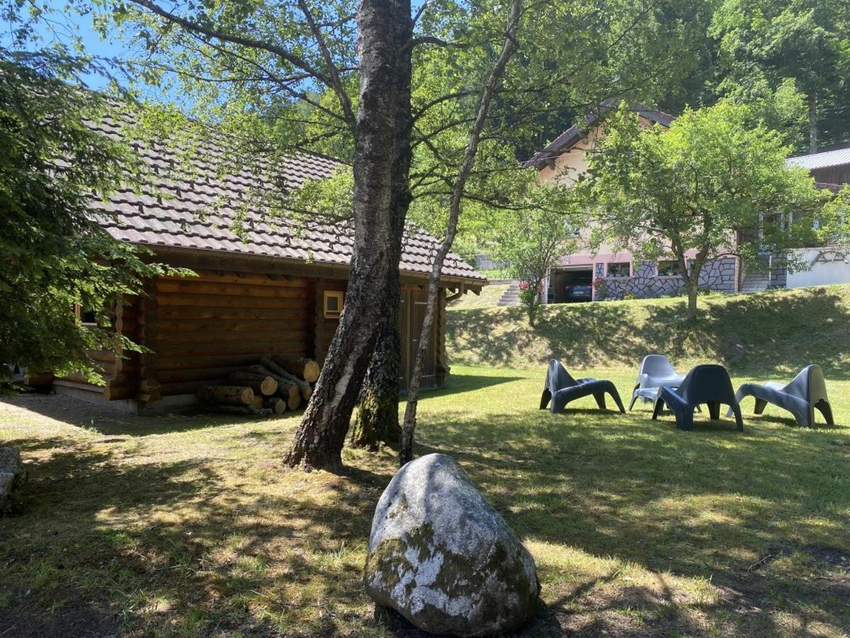 L'Ours Noir Chalet En Rondins La Bresse Ngoại thất bức ảnh